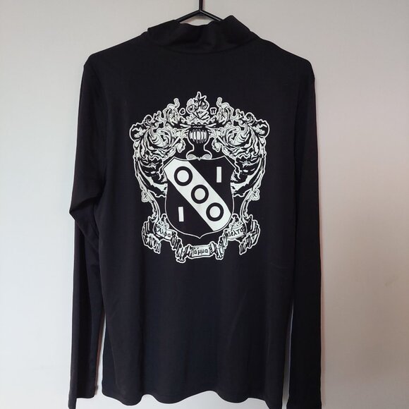 Alpha Gamma Delta (ΑΓΔ) Black Quarter-Zip Pullover From ALO Yoga, Size XL, - Picture 2 of 6